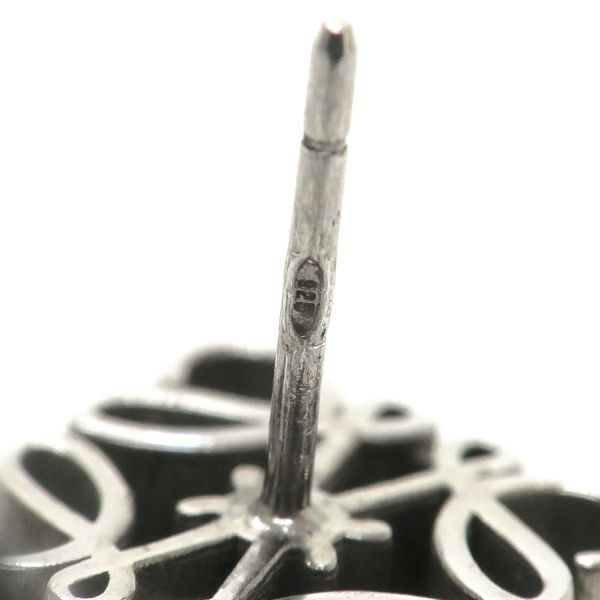 Loewe Anagram Stud Earrings Silver — view 6