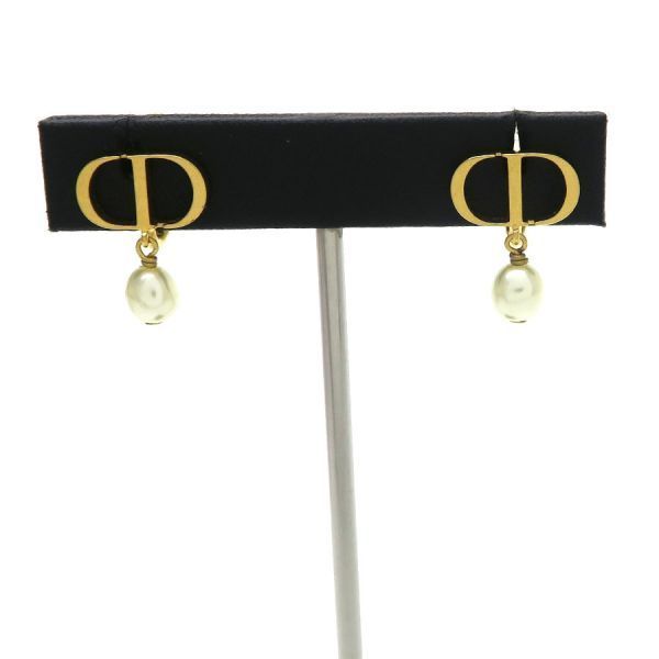 Dior Petit CD Clip Earrings Gold Plated
