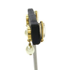 Dior Petit CD Clip Earrings Gold Plated — view 2