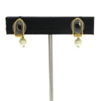 Dior Petit CD Clip Earrings Gold Plated — view 3