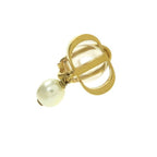 Dior Petit CD Clip Earrings Gold Plated — view 4