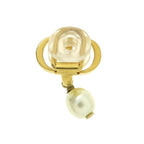 Dior Petit CD Clip Earrings Gold Plated — view 6