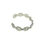 Hermes Enchainee Bangle 925 Sterling Silver Bracelet — view 5