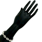 Hermes Enchainee Bangle 925 Sterling Silver Bracelet — view 2