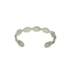 Hermes Enchainee Bangle 925 Sterling Silver Bracelet — view 6