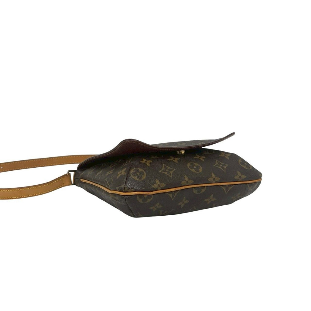 Louis Vuitton Vintage Musette Salsa Monogram Leather Shoulder Bag Brown — view 5