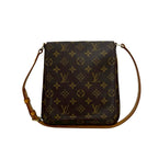 Louis Vuitton Vintage Musette Salsa Monogram Leather Shoulder Bag Brown — view 3