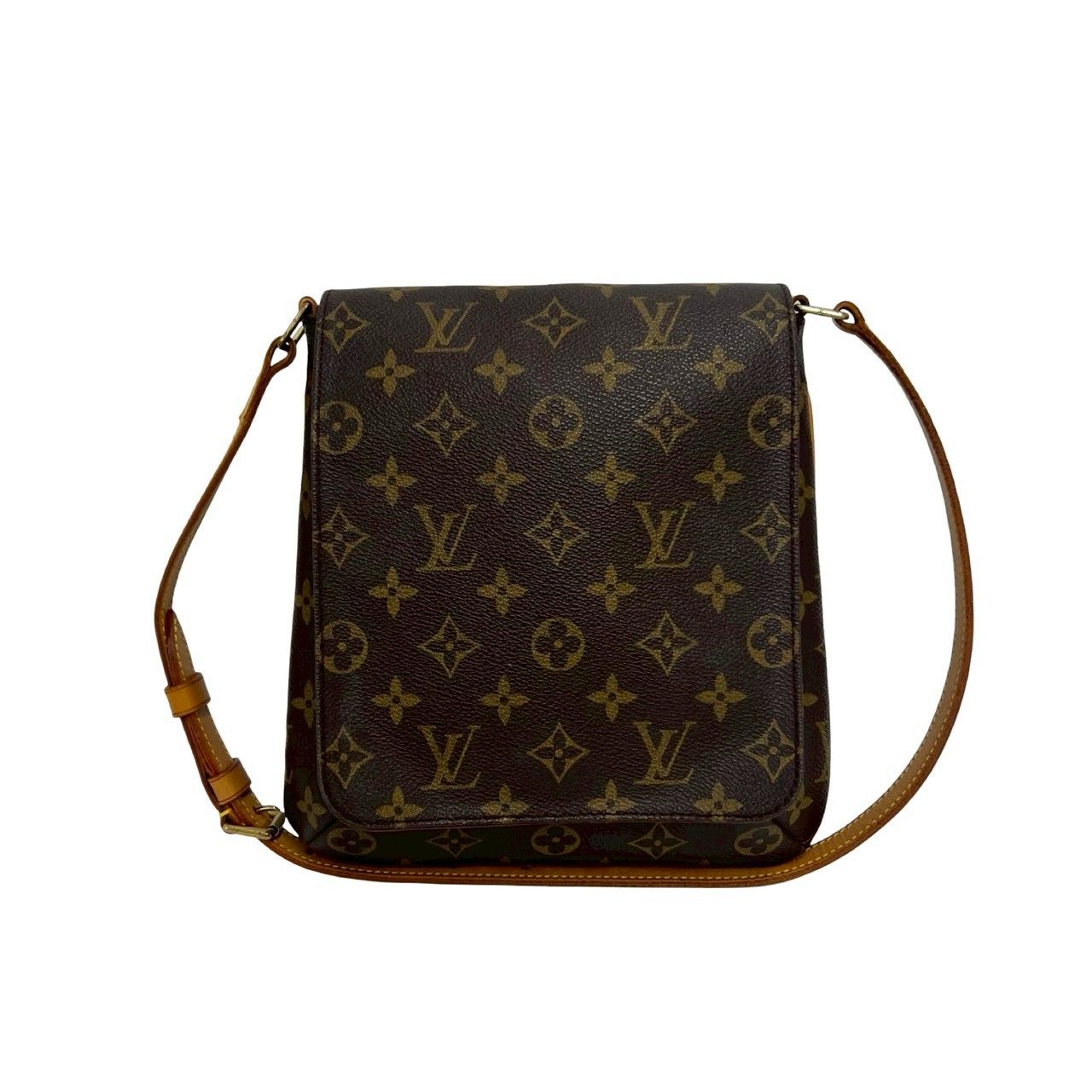 Louis Vuitton Vintage Musette Salsa Monogram Leather Shoulder Bag Brown — view 3