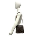 Louis Vuitton Vintage Musette Salsa Monogram Leather Shoulder Bag Brown — view 2
