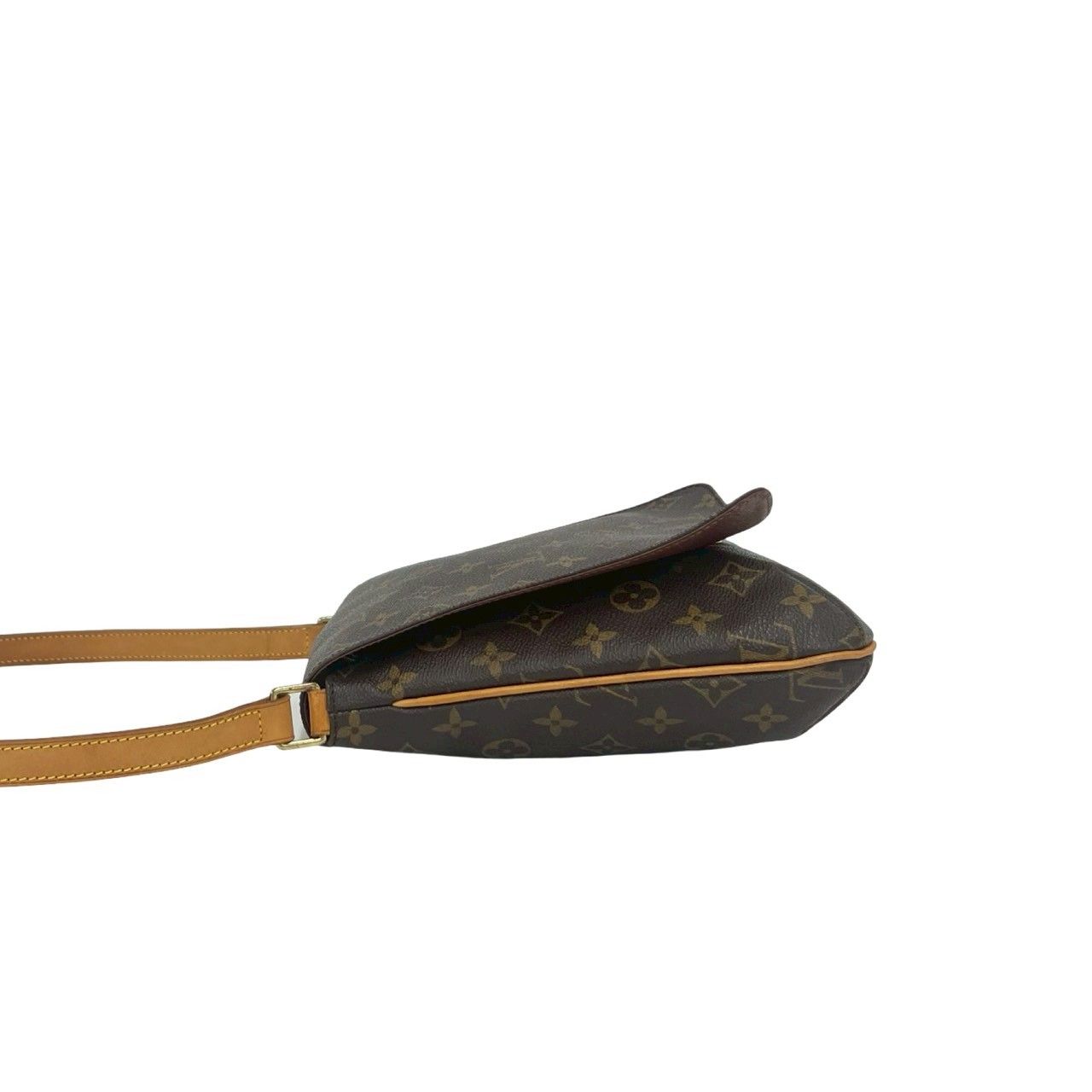 Louis Vuitton Vintage Musette Salsa Monogram Leather Shoulder Bag Brown — view 7