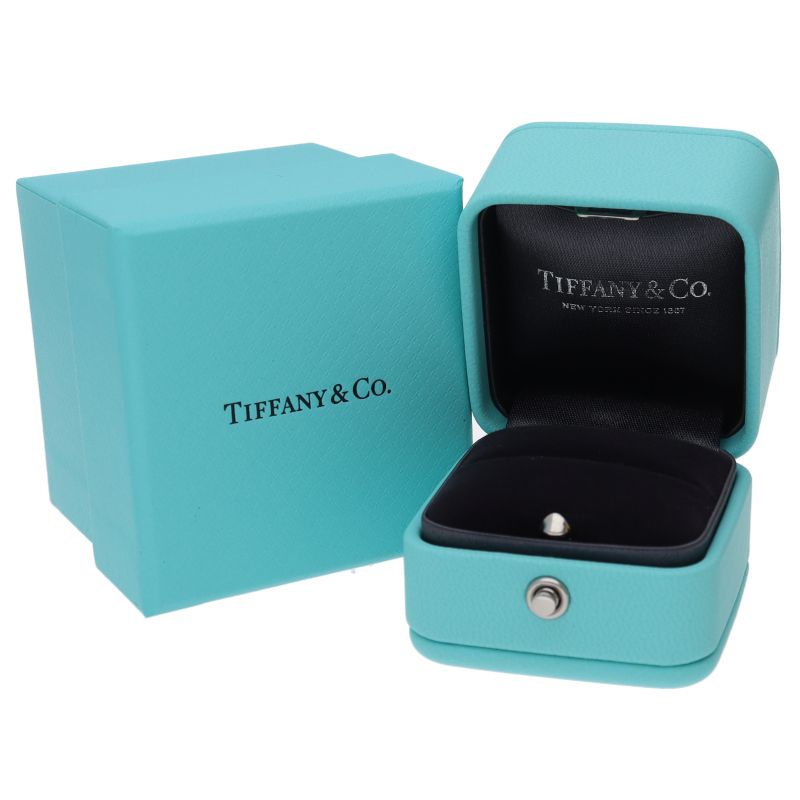 Tiffany & Co T Wire Shell Diamond Ring 18k Pink Gold — view 6