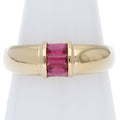 Tiffany & Co Stacking Ruby Ring 18k Yellow Gold