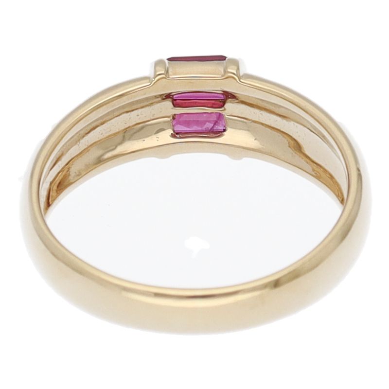 Tiffany & Co Stacking Ruby Ring 18k Yellow Gold — view 4