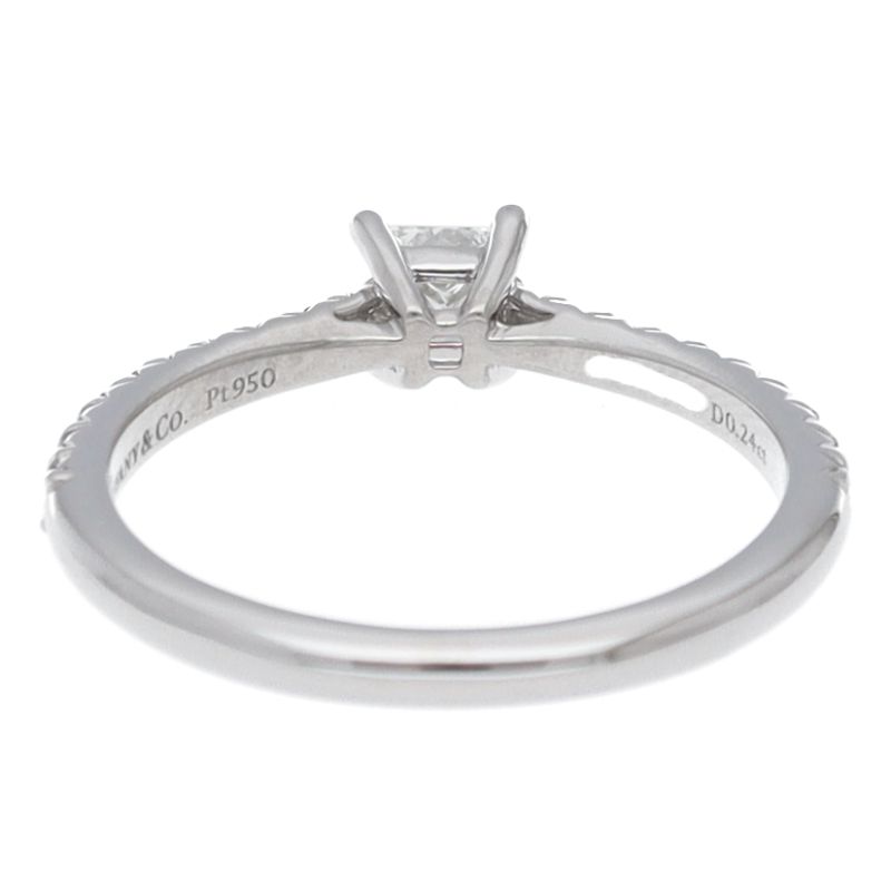 Tiffany & Co Novo Princess Cut Engagement Ring — view 4