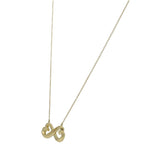 Tiffany & Co Double Loving Heart Necklace 18k Yellow Gold — view 3
