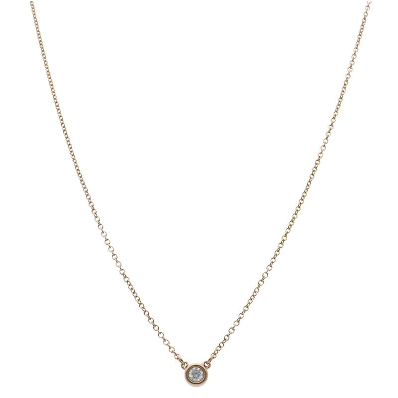 Tiffany & Co by the Yard Diamond Necklace 18k Pink Gold — view 2