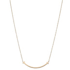 Tiffany & Co T Smile Small Necklace 18k Pink Gold — view 2