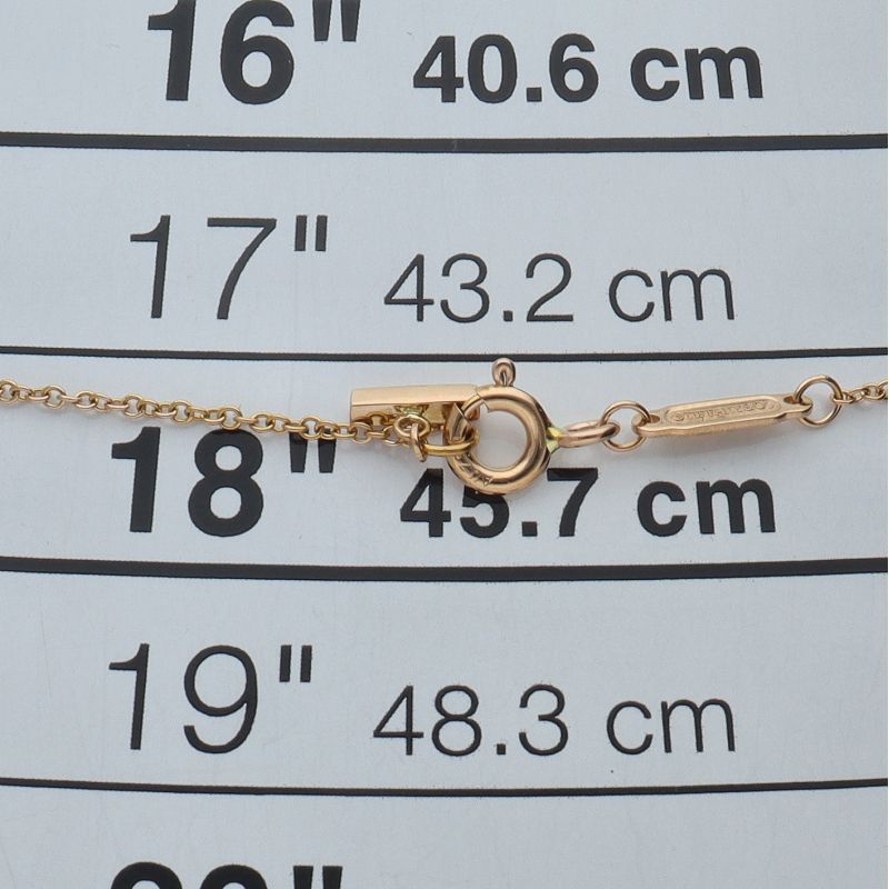 Tiffany & Co T Smile Small Necklace 18k Pink Gold — view 4