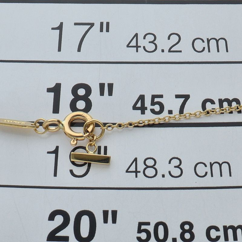 Tiffany & Co T Smile Small Necklace 18k Yellow Gold — view 4