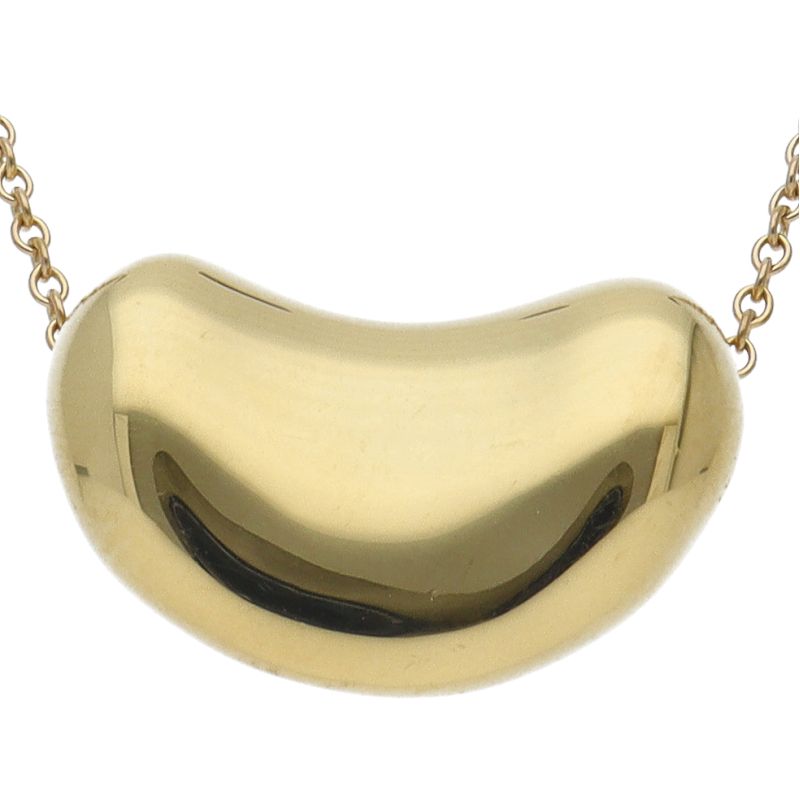 Tiffany & Co Bean Necklace 18k Yellow Gold