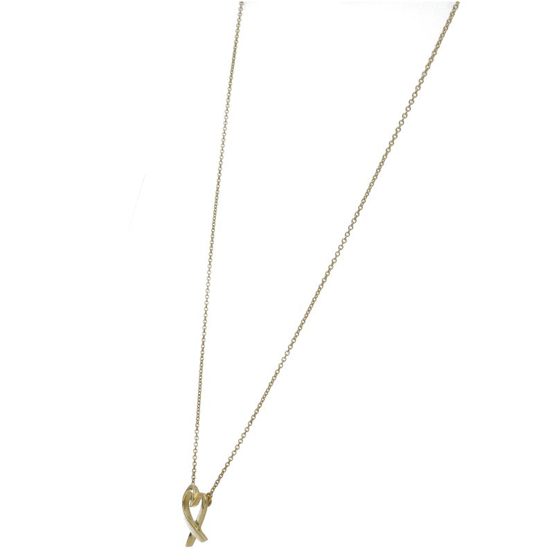 Tiffany & Co Loving Heart Necklace 18k Yellow Gold — view 3