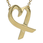 Tiffany & Co Loving Heart Necklace 18k Yellow Gold