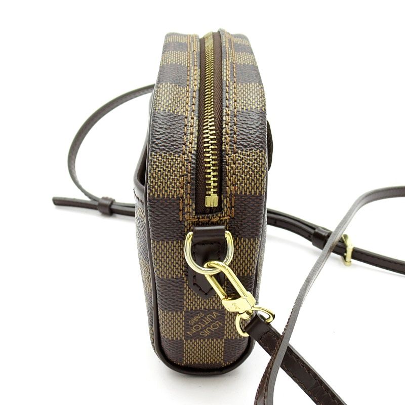 Louis Vuitton Pochette Ipanema Damier Shoulder Bag Brown — view 3