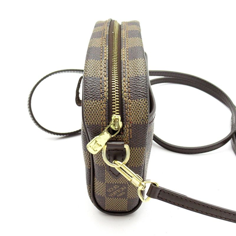 Louis Vuitton Pochette Ipanema Damier Shoulder Bag Brown — view 5