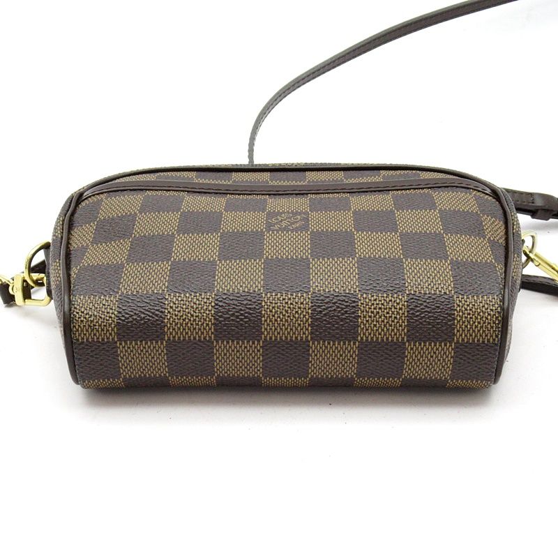 Louis Vuitton Pochette Ipanema Damier Shoulder Bag Brown — view 6