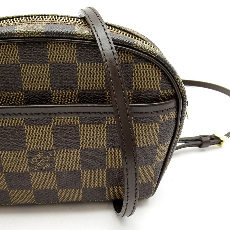 Louis Vuitton Pochette Ipanema Damier Shoulder Bag Brown — view 2
