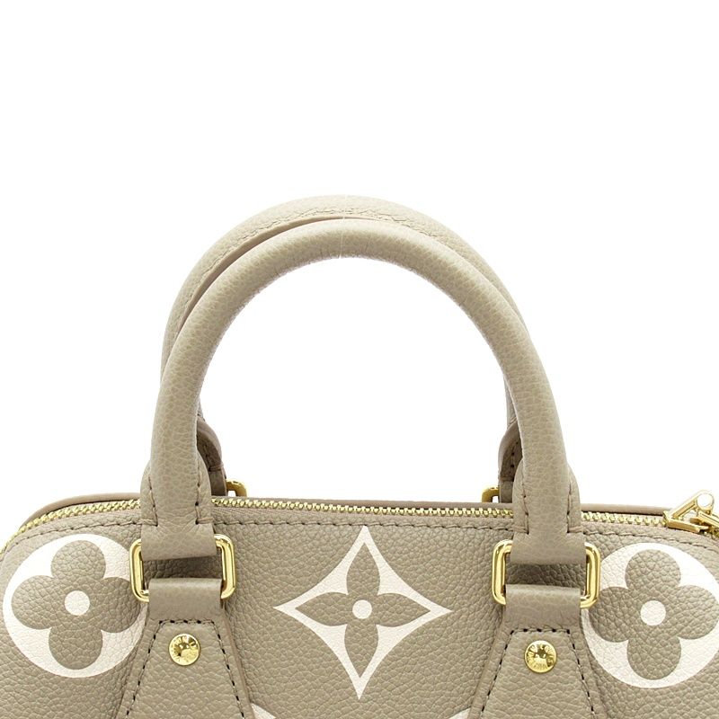 Louis Vuitton Speedy Bandouliere 20 Monogram Empreinte Boston Bag Tourterelle — view 2