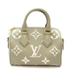 Louis Vuitton Speedy Bandouliere 20 Monogram Empreinte Boston Bag Tourterelle — view 4