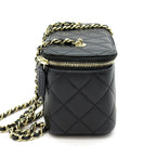 Chanel Timeless Classic Small Vanity Caviar Leather Shoulder Bag Black — view 5