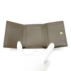 Fendi FF Diamond Trifold Wallet Leather Brown — view 6