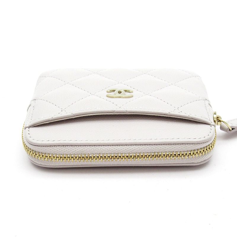 Chanel Timeless Classic Line Coin Case Caviar Leather Lavender — view 3