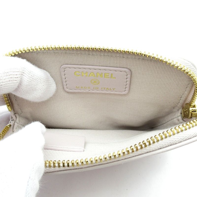 Chanel Timeless Classic Line Coin Case Caviar Leather Lavender — view 5
