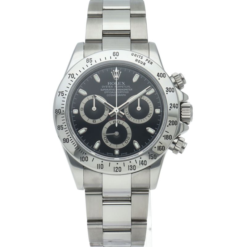 Rolex Cosmograph Daytona Watch Box SS Black Polished — view 2
