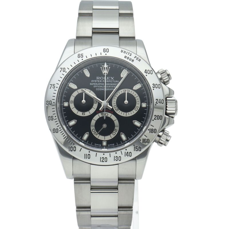 Rolex Cosmograph Daytona Watch Box SS Black Polished Beauty — view 2