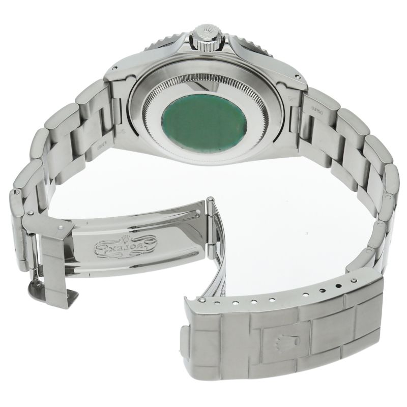 Rolex Submariner Date Tritium Box SS Watch Black Polished Beauty — view 5
