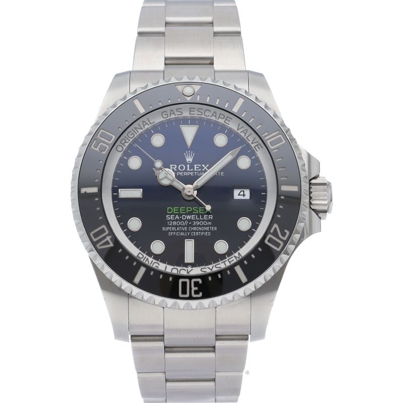 Rolex Sea Dweller Deepsea D Blue Box SS Watch Gradation Polished — view 2
