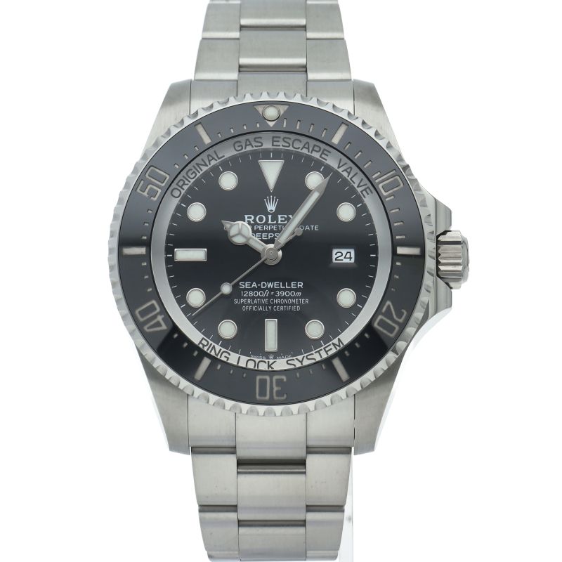 Rolex Sea Dweller Deepsea Watch Box SS Black Polished — view 2