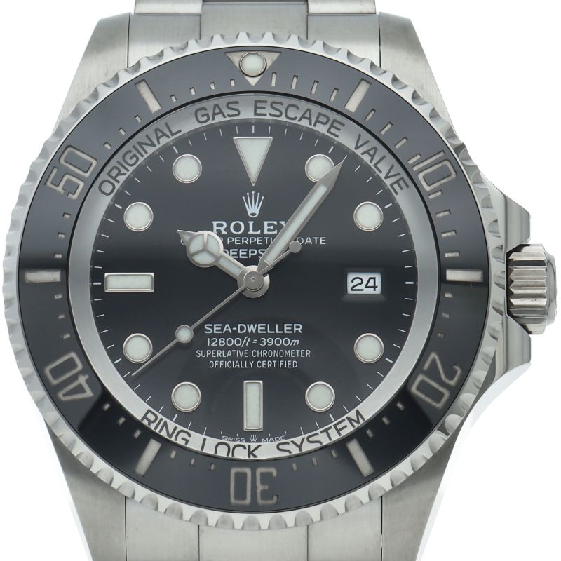 Rolex Sea Dweller Deepsea Watch Box SS Black Polished