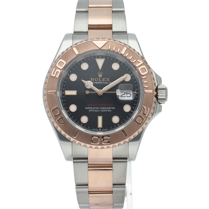 Rolex Yottomar Star 40 Watch Box 18k Pink Gold SS Black Polished — view 2