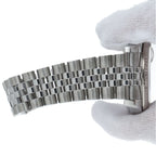 Rolex Datejust 36 Watch Diamond 18k White Gold SS Black — view 6