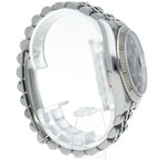 Rolex Datejust 36 Watch Diamond 18k White Gold SS Black — view 4