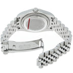 Rolex Datejust 36 Watch Diamond 18k White Gold SS Black — view 5