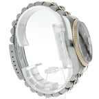 Rolex Datejust Watch Diamond 18k Yellow Gold SS Black Polished 19 — view 4