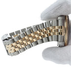 Rolex Datejust Watch Diamond 18k Yellow Gold SS Black Polished 19 — view 6
