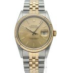 Rolex Datejust Watch 18k Yellow Gold SS Chien Color Polished — view 2