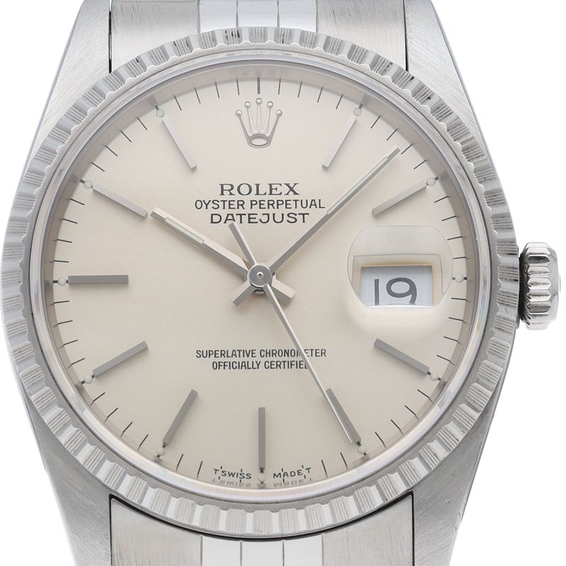 Rolex Datejust Watch Box SS Silver Polished